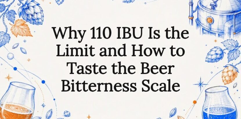 Decorative beer bitterness title card